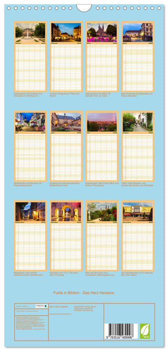 Fulda in Bildern - Das Herz Hessens (CALVENDO Familienplaner 2026)
