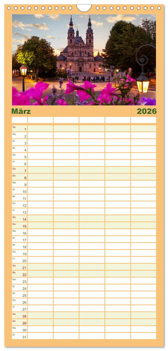 Fulda in Bildern - Das Herz Hessens (CALVENDO Familienplaner 2026)