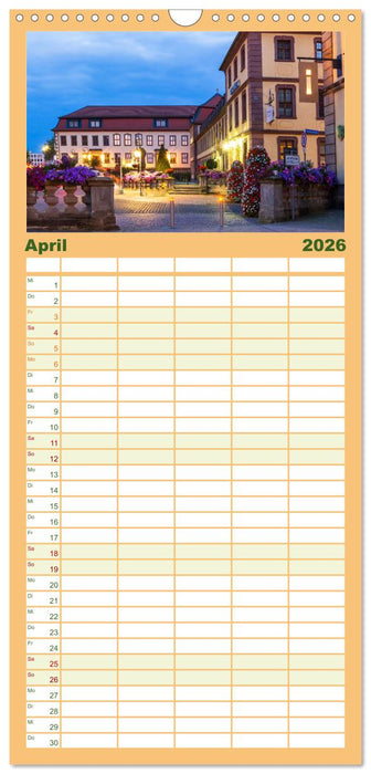 Fulda in Bildern - Das Herz Hessens (CALVENDO Familienplaner 2026)