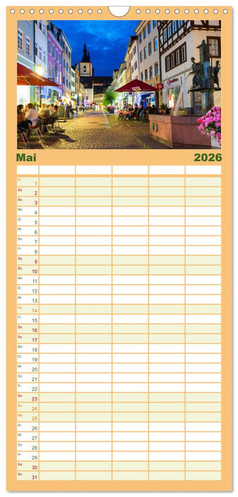 Fulda in Bildern - Das Herz Hessens (CALVENDO Familienplaner 2026)