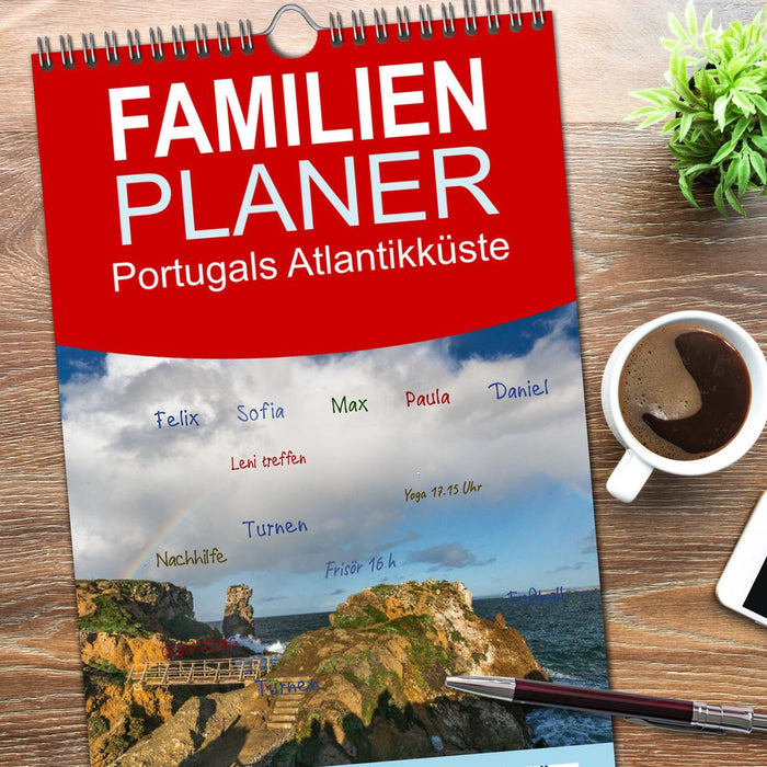 Portugals Atlantikküste (CALVENDO Familienplaner 2026)