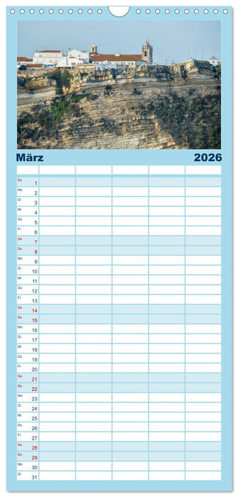 Portugals Atlantikküste (CALVENDO Familienplaner 2026)