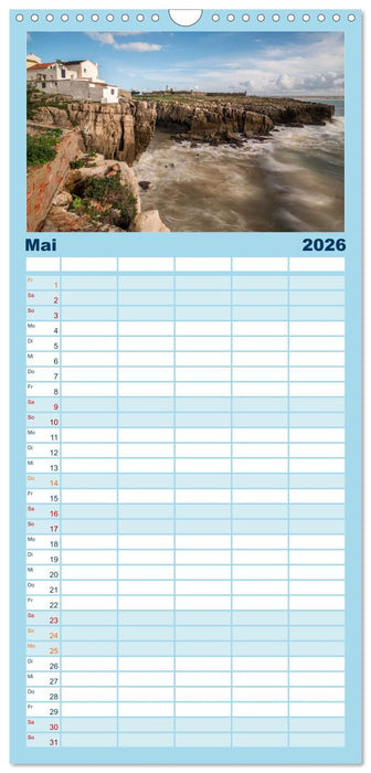 Portugals Atlantikküste (CALVENDO Familienplaner 2026)