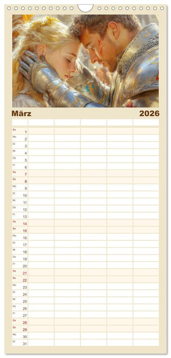 Mittelalter - Ein Blick in diese Zeit (CALVENDO Familienplaner 2026)