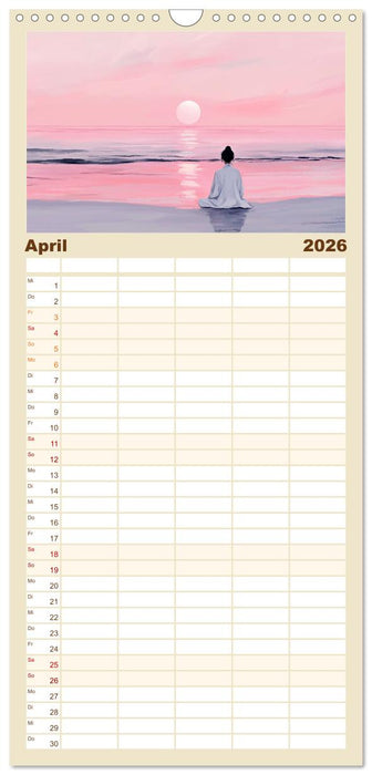 Die Wogen des Lichts (CALVENDO Familienplaner 2026)