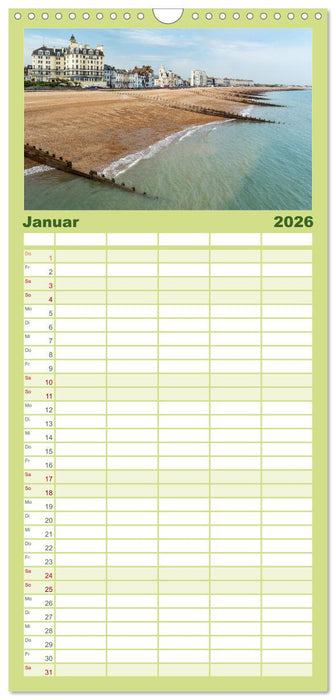 Südengland... zu Fuß (CALVENDO Familienplaner 2026)