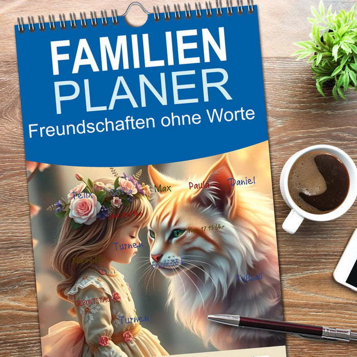 Freundschaften ohne Worte (CALVENDO Familienplaner 2026)