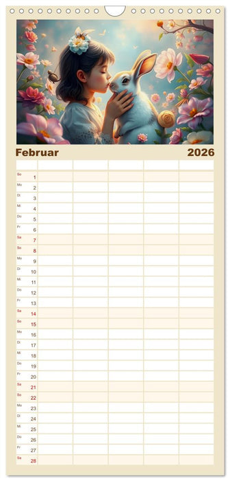 Freundschaften ohne Worte (CALVENDO Familienplaner 2026)