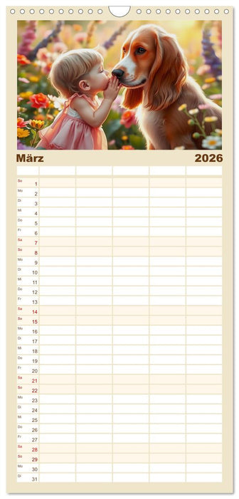 Freundschaften ohne Worte (CALVENDO Familienplaner 2026)