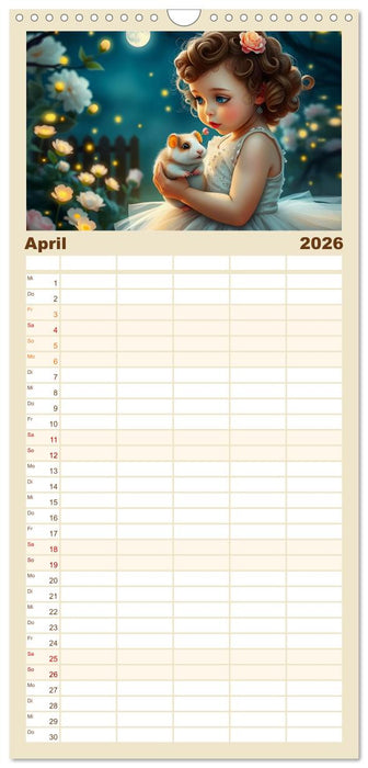 Freundschaften ohne Worte (CALVENDO Familienplaner 2026)