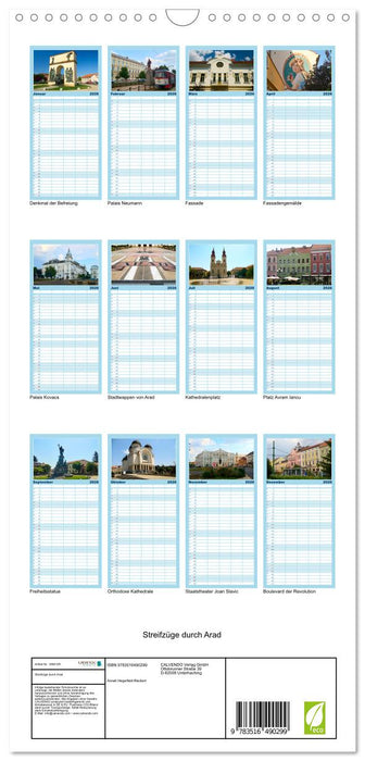 Streifzüge durch Arad (CALVENDO Familienplaner 2026)