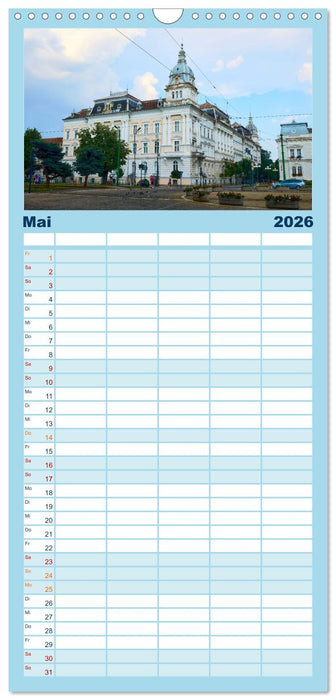 Streifzüge durch Arad (CALVENDO Familienplaner 2026)