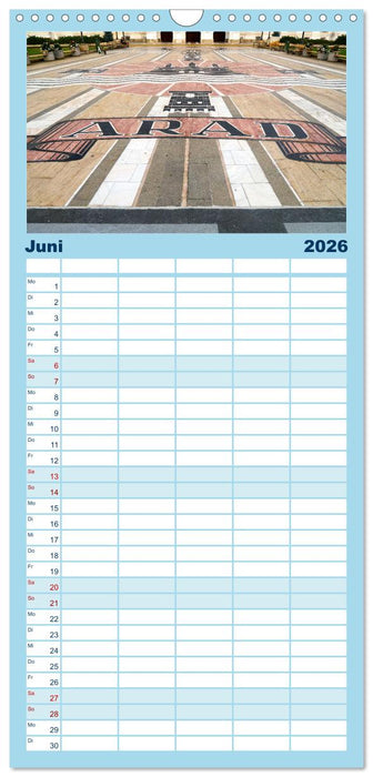 Streifzüge durch Arad (CALVENDO Familienplaner 2026)