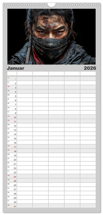 Mein Samurai (CALVENDO Familienplaner 2026)