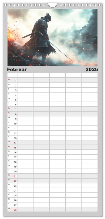 Mein Samurai (CALVENDO Familienplaner 2026)