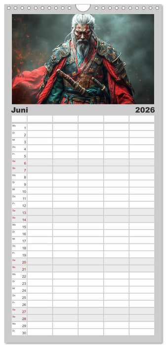 Mein Samurai (CALVENDO Familienplaner 2026)