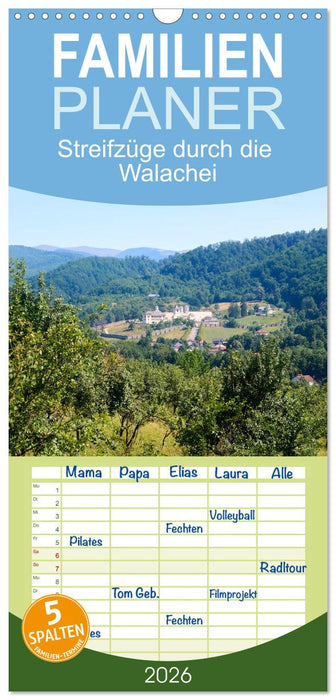 Streifzüge durch die Walachei (CALVENDO Familienplaner 2026)