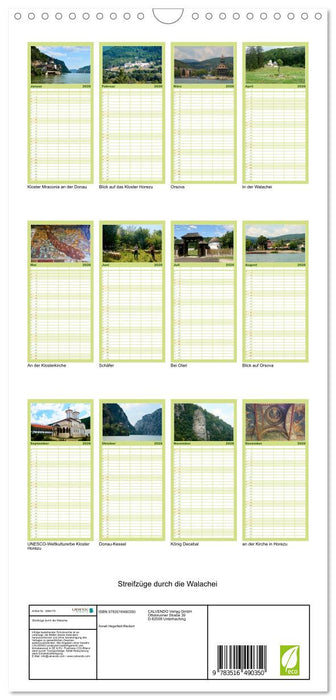 Streifzüge durch die Walachei (CALVENDO Familienplaner 2026)