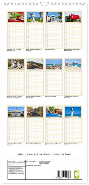 Urlaub in Kusadasi - Sonne, Strand und Kultur in der Türkei (CALVENDO Familienplaner 2026)