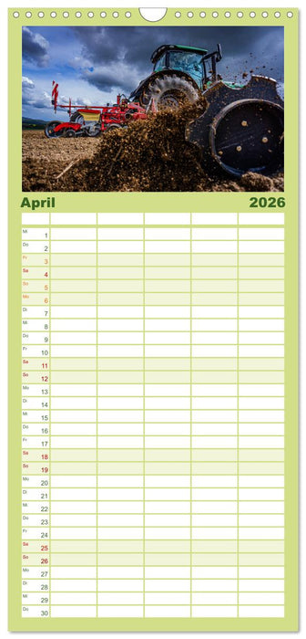 Moderne Landtechnik (CALVENDO Familienplaner 2026)