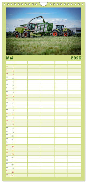 Moderne Landtechnik (CALVENDO Familienplaner 2026)