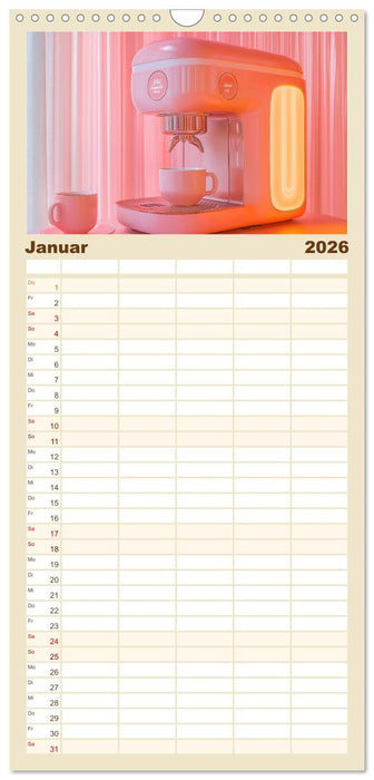 Dein Kaffeegenuss (CALVENDO Familienplaner 2026)