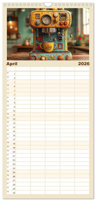 Dein Kaffeegenuss (CALVENDO Familienplaner 2026)