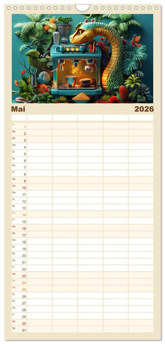 Dein Kaffeegenuss (CALVENDO Familienplaner 2026)