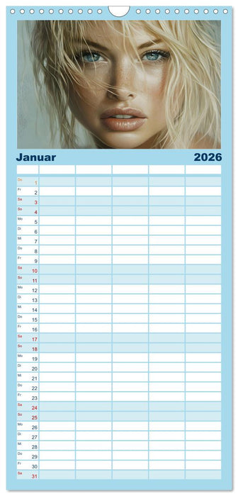 Magische Frauen Portraits (CALVENDO Familienplaner 2026)