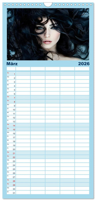 Magische Frauen Portraits (CALVENDO Familienplaner 2026)