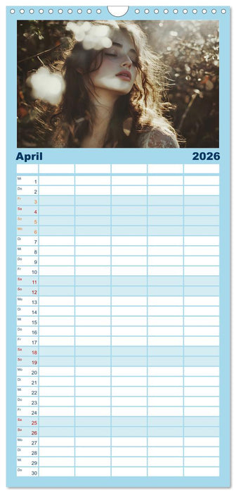 Magische Frauen Portraits (CALVENDO Familienplaner 2026)