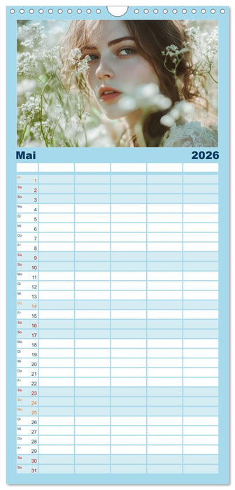 Magische Frauen Portraits (CALVENDO Familienplaner 2026)