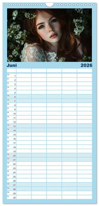 Magische Frauen Portraits (CALVENDO Familienplaner 2026)