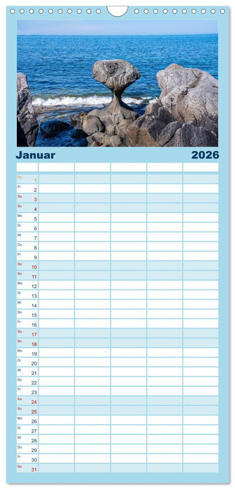 Norwegen - ein traumhaftes Reiseziel (CALVENDO Familienplaner 2026)