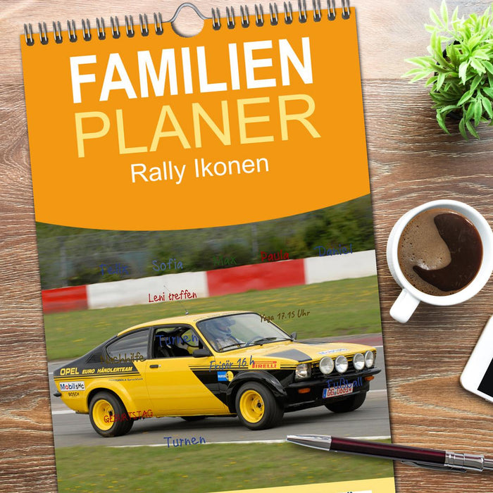 Rally Ikonen (CALVENDO Familienplaner 2026)