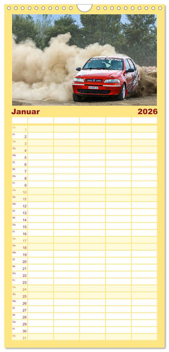 Rally Ikonen (CALVENDO Familienplaner 2026)