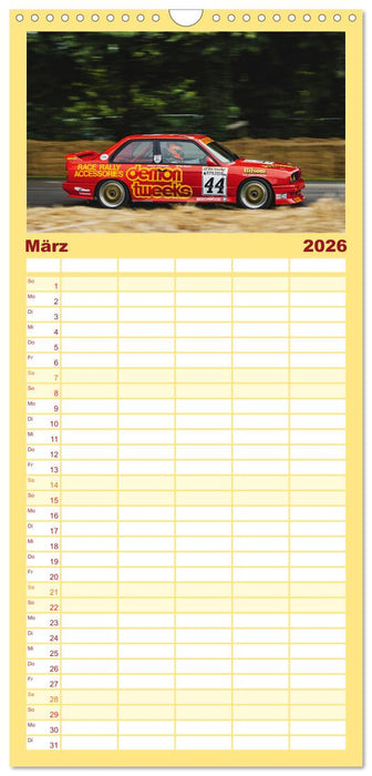 Rally Ikonen (CALVENDO Familienplaner 2026)