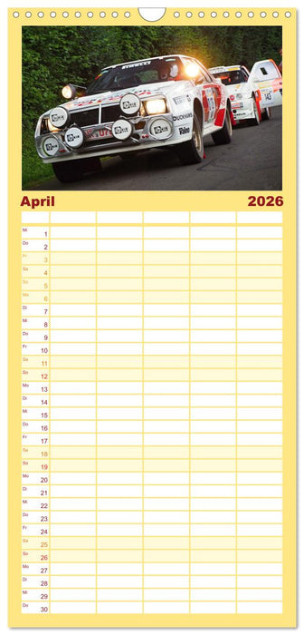 Rally Ikonen (CALVENDO Familienplaner 2026)