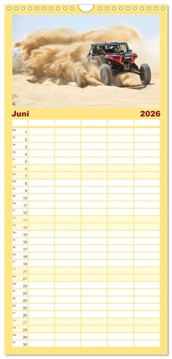 Rally Ikonen (CALVENDO Familienplaner 2026)