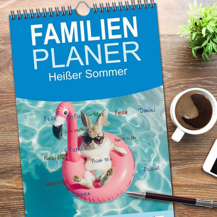 Heißer Sommer (CALVENDO Familienplaner 2026)