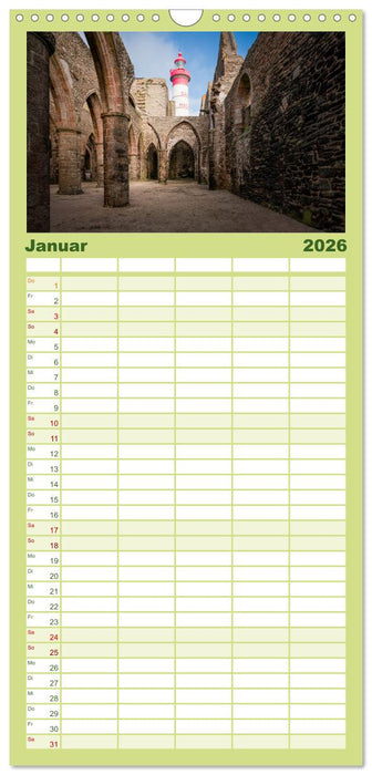 Wilde Bretagne (CALVENDO Familienplaner 2026)