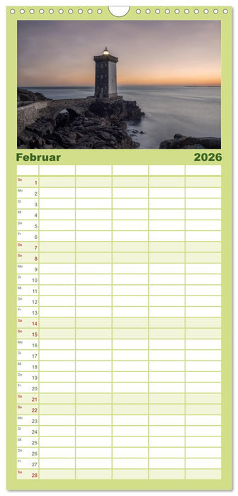 Wilde Bretagne (CALVENDO Familienplaner 2026)