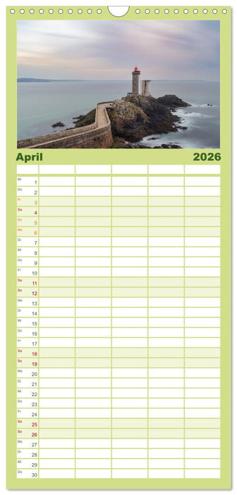 Wilde Bretagne (CALVENDO Familienplaner 2026)