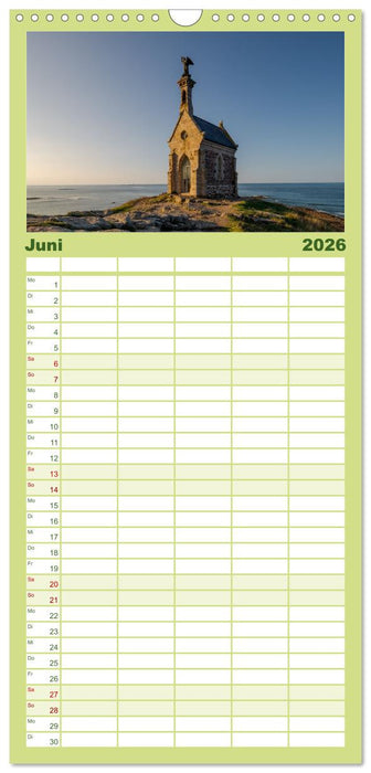 Wilde Bretagne (CALVENDO Familienplaner 2026)