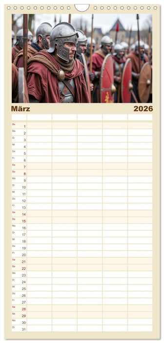 Zurück nach Rom - Das Leben in der Antike (CALVENDO Familienplaner 2026)
