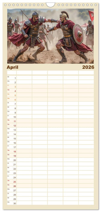 Zurück nach Rom - Das Leben in der Antike (CALVENDO Familienplaner 2026)