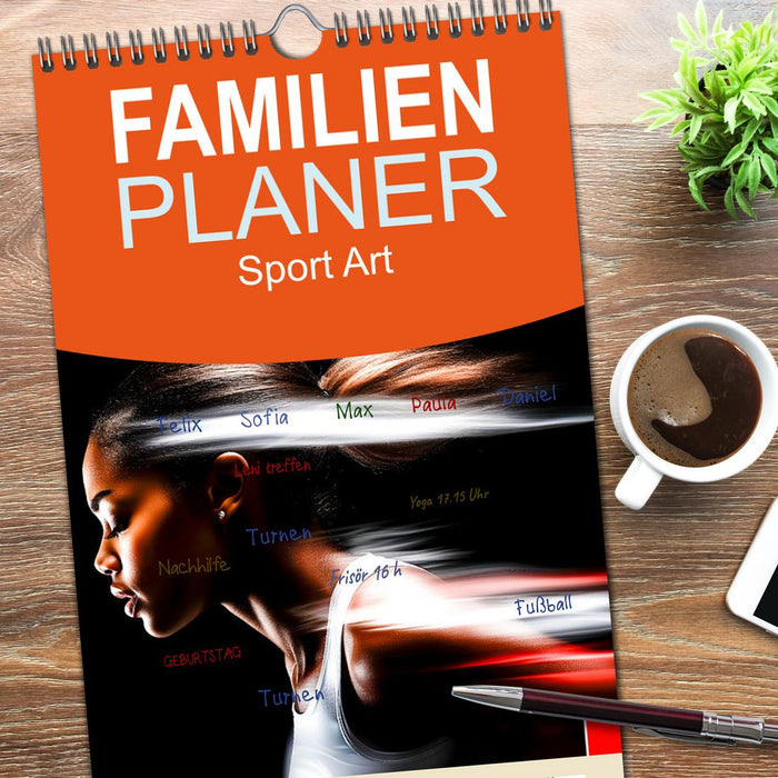 Sport Art (CALVENDO Familienplaner 2026)
