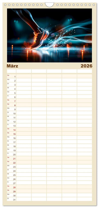 Sport Art (CALVENDO Familienplaner 2026)