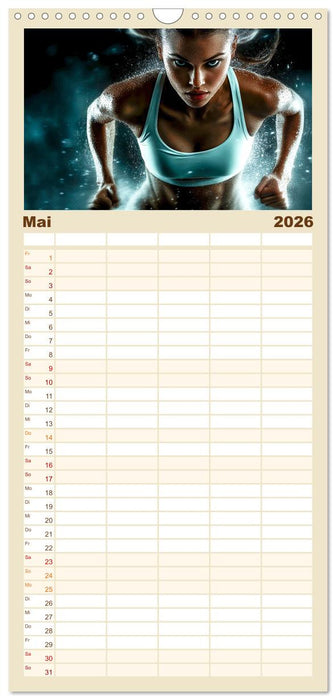 Sport Art (CALVENDO Familienplaner 2026)