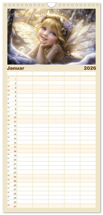 Feenstaub und Kinderlachen (CALVENDO Familienplaner 2026)